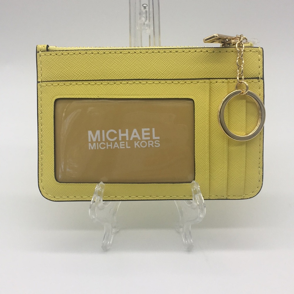 Jet Set Travel Sm TZ Coinpouch W ID Leather SunShi - Picture 4 of 8
